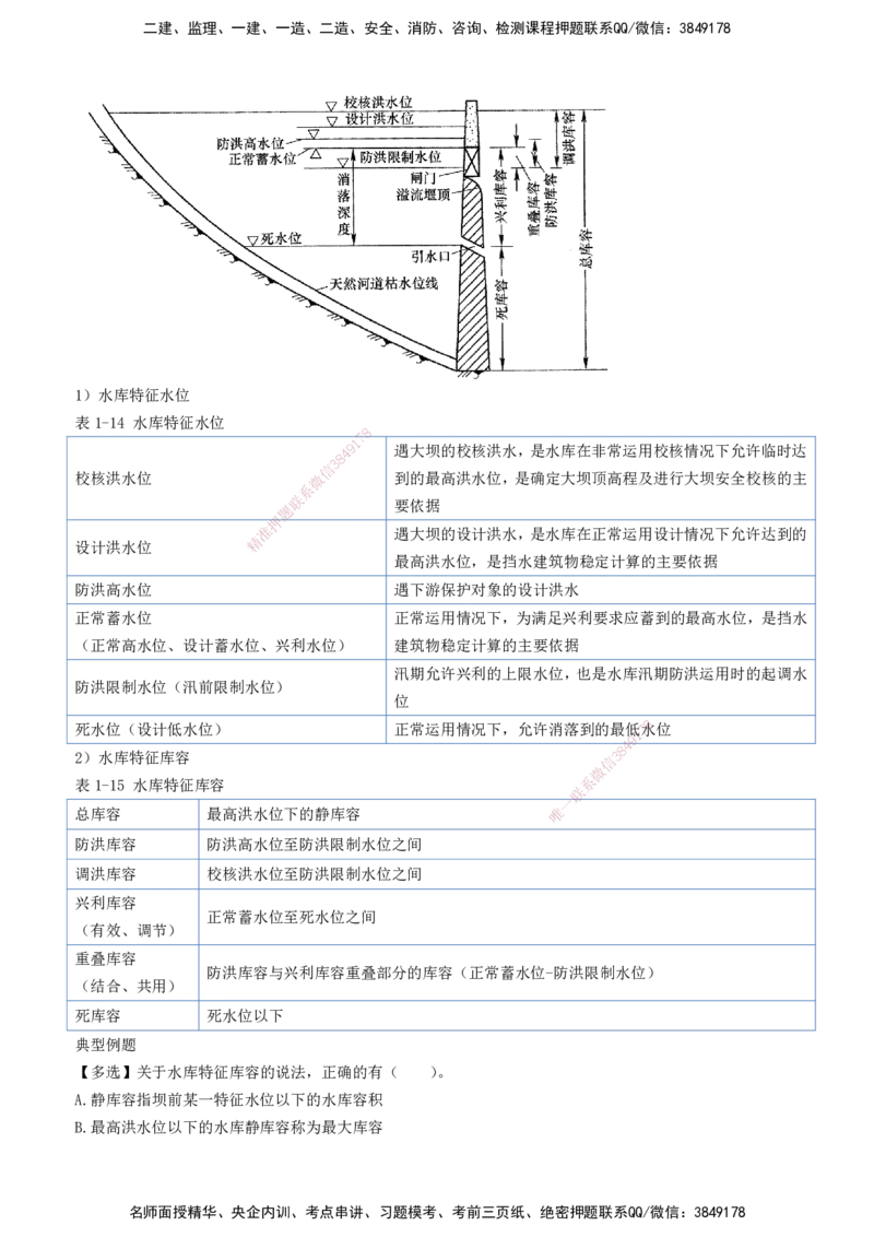 2026一建《水利实务》精讲第1章讲义打印版_2026年一级建造师_2026年一建水利_2026年一建水利SVIP_2026一建水利SVIP_02-基础精讲✿高端面授✿深度强化_01.第1章水利水电工程技术