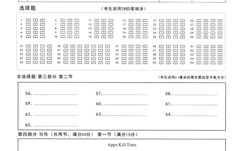 四川省绵阳市高中2022级第二次诊断性考试英语答题卡_2025年1月_250117四川省绵阳市高中2022级第二次诊断性考试（全科）_四川省绵阳市高中2022级第二次诊断性考试英语
