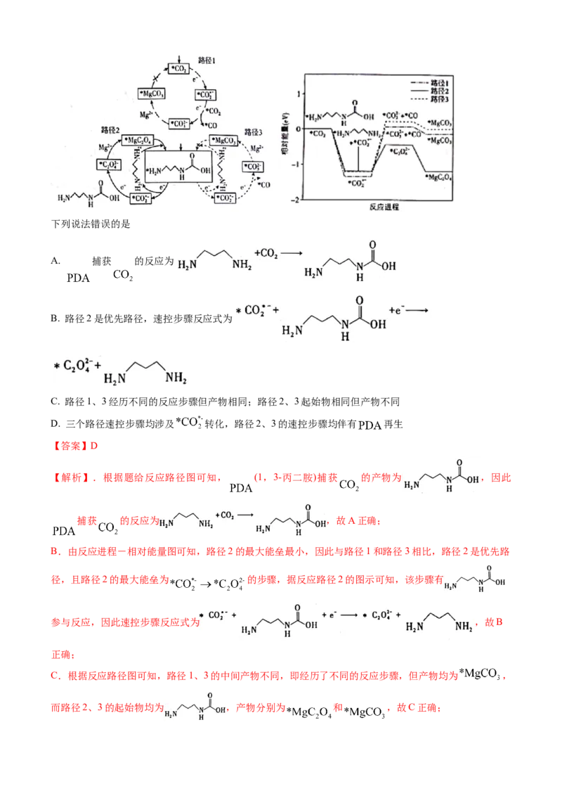专题06化学反应中的能量变化和反应机理-三年（2022-2024）高考化学真题分类汇编（全国通用）（教师卷）_近10年高考真题汇编（必刷）