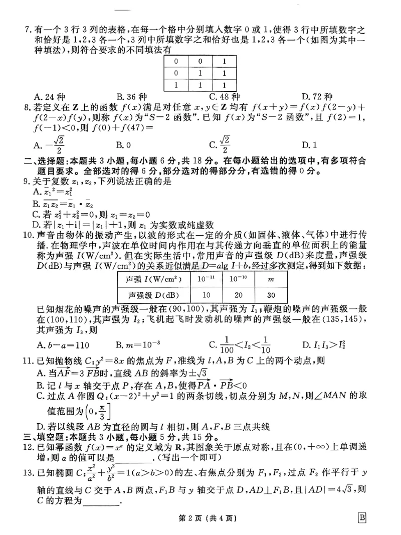甘肃省衡水金卷&middot;先享题&middot;信息卷2025届高三模拟试题（五）数学_2025年5月_0522衡水金卷&middot;先享题&middot;信息卷2025届高三模拟试题（五）