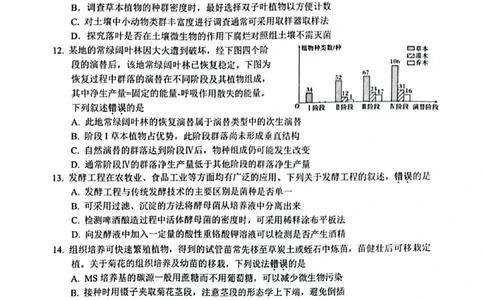 江苏省苏州九校2024-2025学年高三下学期2月联考生物试题_2025年2月_250222江苏省苏州九校2024-2025学年高三下学期2月联考
