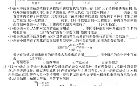 广东省阳西县第一中学2025-2026学年高三上学期9月月考生物试题_2025年9月_250915广东省2025-2026学年高三上学期9月月考（全科）_广东省2025-2026学年高三上学期9月月考生物试题（有答案）