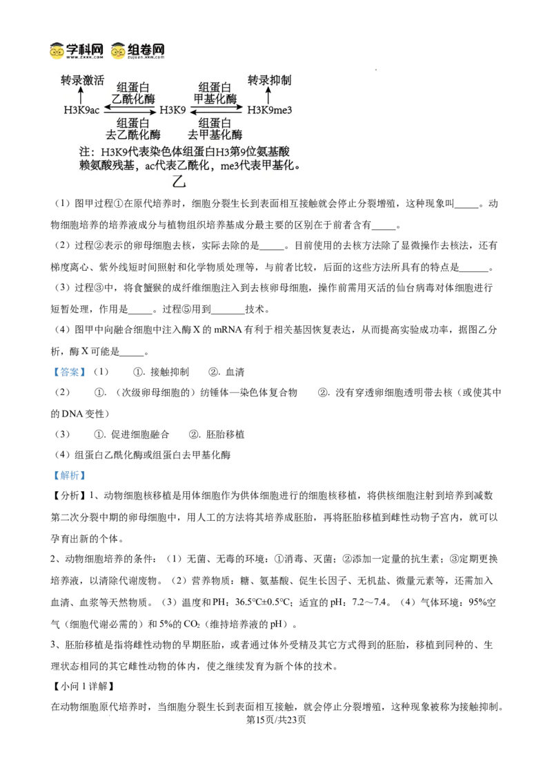 树德中学2025-2026学年高三上学期10月月考+生物答案_2025年10月_251017四川省成都市树德中学2025-2026学年高三上学期10月月考