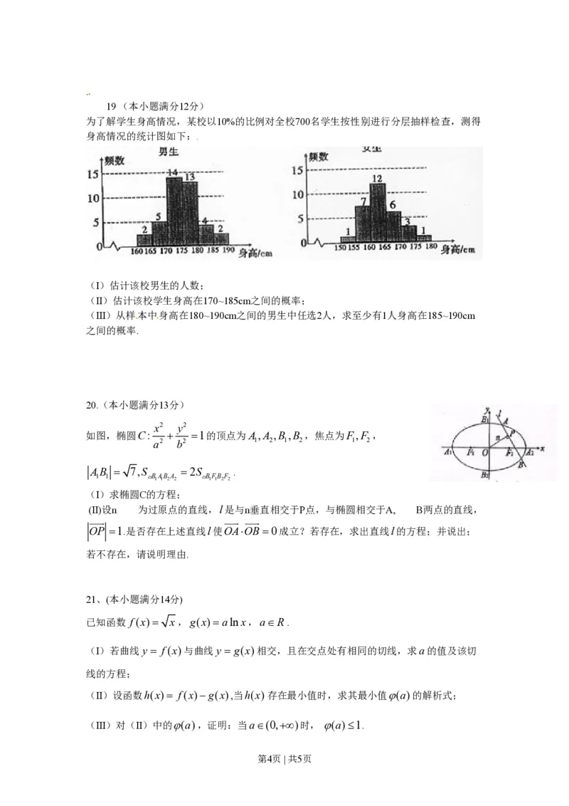 2010年高考数学试卷（文）（陕西）（空白卷）_数学历年高考真题_新&middot;PDF版2008-2025&middot;高考数学真题_数学（按年份分类）2008-2025_2010&middot;高考数学真题