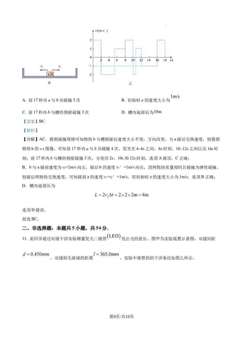 精品解析：云南省2025年普通高校招生适应性测试物理试卷（八省联考云南物理卷）（解析版）_2025八省联考（持续更新）