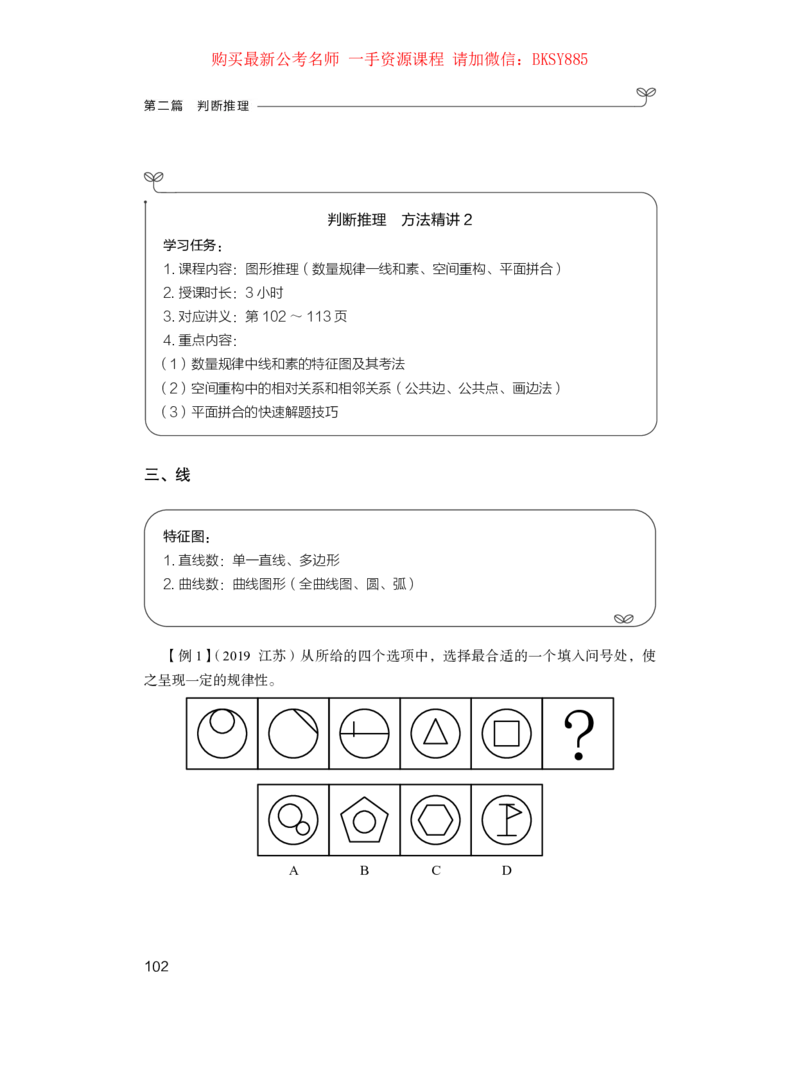 判断推理公众号：上岸的资料_2026考公资料_（10）粉笔_2025粉笔国考省考980（课＋笔记）_粉笔980（25多省）_22025FB江苏省考980系统班_1.方法精讲_讲义