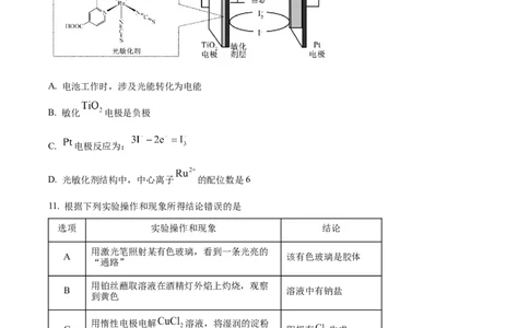 精品解析：云南省2025年普通高校招生适应性测式化学试题（原卷版）_2025年1月_2501062025年高考综合改革适应性演练（八省联考）