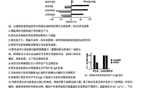 浙江省宁波镇海中学2025届高三1月首考模拟最后一卷生物试卷_2025年1月_250102浙江省宁波镇海中学2025届高三1月首考模拟最后一卷
