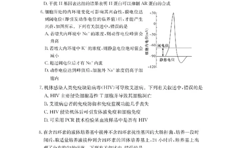 湖南省佩佩教育2025届2月高三开学联考生物_2025年2月_250217湖南省佩佩教育2025届2月高三开学联考（全科）_湖南省佩佩教育2025届2月高三开学联考生物