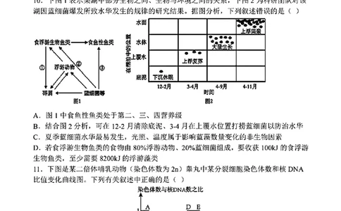 哈三中2025年高三学年第二次模拟考试生物_2025年4月_250402黑龙江省哈尔滨第三中学校2025年高三学年第二次模拟考试（全科）