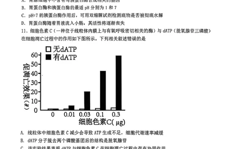 渤海大学附属高级中学2026届高三上学期第一次月考+生物_2025年10月_12026年试卷教辅资源等多个文件_251019辽宁省锦州市渤海大学附属高级中学2026届高三上学期第一次月考（全科）