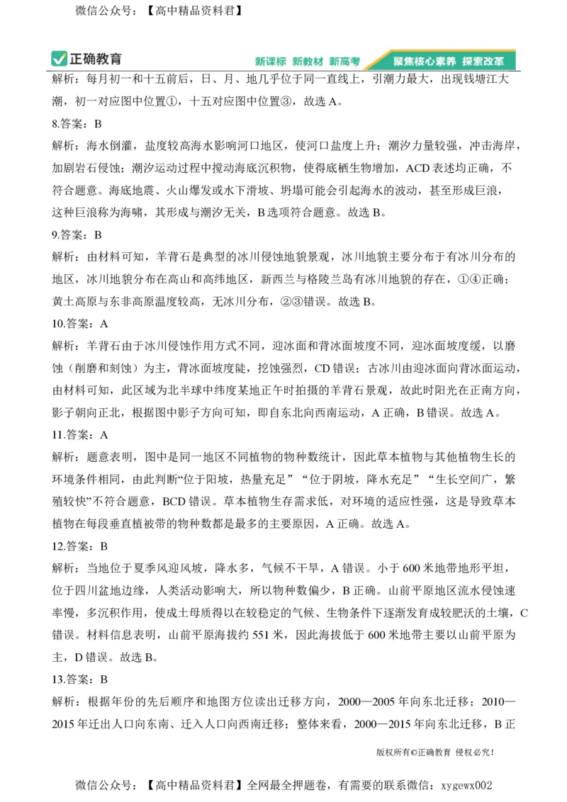 2024届明日之星高考地理精英模拟卷江苏版_2024高考押题卷_72024正确教育全系列_2024明日之星全系列_（新高考）2024《明日之星&middot;高考精英模拟卷》（九科全）各一套