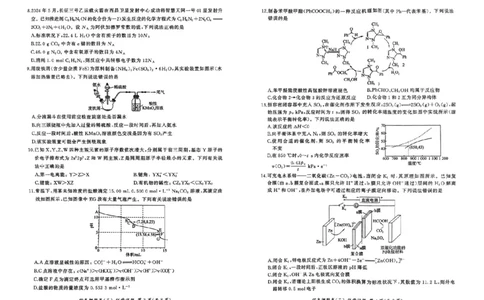 百师联盟2025届高三信息押题卷（二）化学试题_2025年5月_0521百师联盟2025届高三信息押题卷（二）