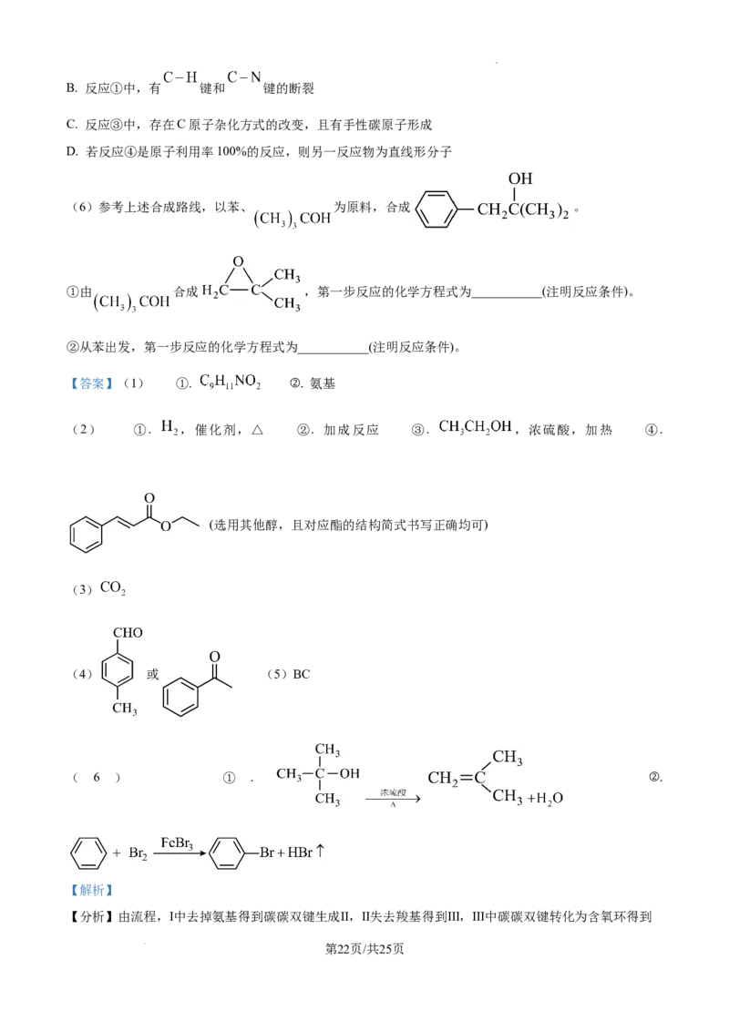 精品解析：安徽省六安第一中学2025届高三下学期模拟预测化学试题（解析版）_2025年5月_250527安徽省六安第一中学2025届高三下学期模拟预测试题