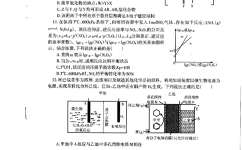 辽宁省协作校2024-2025学年度下学期高三第一次模拟考试化学_2025年3月_250328辽宁省协作校2024-2025学年度下学期高三第一次模拟考试（全科）