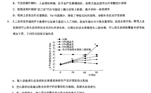 生物试卷_2025年1月_250119江西省赣州市2024-2025学年度第一学期高三期末考试（全科）_江西省赣州市2024-2025学年高三上学期1月期末考试生物