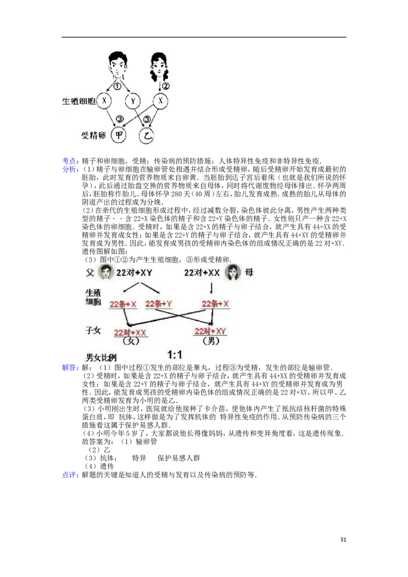 黑龙江省黑河市、齐齐哈尔市、大兴安岭2015年中考生物真题试题（含解析）_中考真题_8.生物中考真题2015-2024年_2015年全国中考生物74份