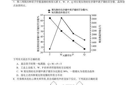 辽宁省本溪市高级中学2025届高三下学期第七次模拟化学_2025年4月_250407辽宁省本溪市高级中学2025届高三下学期第七次模拟试题_辽宁省本溪市高级中学2025届高三下学期第七次模拟化学