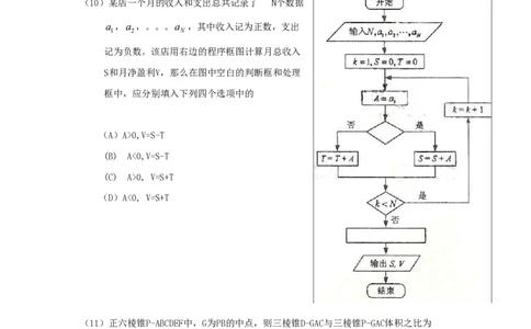 2009年高考数学试卷（理）（辽宁）（空白卷）_数学历年高考真题_新&middot;PDF版2008-2025&middot;高考数学真题_数学（按年份分类）2008-2025_2009&middot;高考数学真题