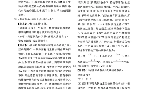 生物试题卷答案_2025年9月_250906河南省新未来2025-2026学年高三年级上学期9月份联合测评（全科）_河南省新未来2025-2026学年高三年级上学期9月份联合测评生物