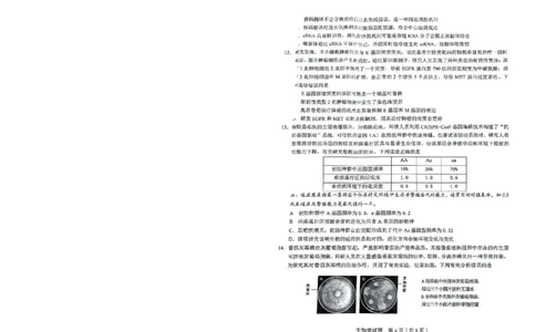 生物_2025年5月_250511合肥市2025届高三年级5月教学质量检测（合肥三模）（全科）_合肥市2025届高三年级5月教学质量检测（合肥三模）生物