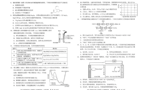 深圳市2024-2025学年高三下学期第一次调研考试化学试题_2025年2月_2502202025届广东省深圳市高三下学期第一次调研考试（全科）_2025届广东省深圳市高三下学期第一次调研考试化学