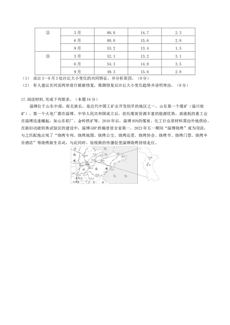 湖北省部分高中协作体2026届高三上学期一模联考地理试卷（含答案）_2025年10月_251026湖北省部分高中协作体2026届高三上学期一模联考