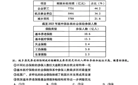 江西省九江市2025年第二次高考模拟统一考试政治+答案_2025年3月_250330江西省九江市2025年第二次高考模拟统一考试（全科）