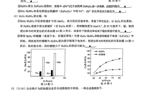 江苏省镇江市2024-2025学年高三下学期开学化学试题_2025年2月_250225江苏省镇江市2024-2025学年高三下学期期初质量监测_江苏省镇江市2024-2025学年高三下学期期初质量监测化学