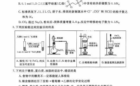 河南省新未来2025-2026学年高三上学期10月联合测评化学试题（含答案）_2025年10月_251024河南省新未来大联考2025-2026学年高三上学期10月联合测评（全科）