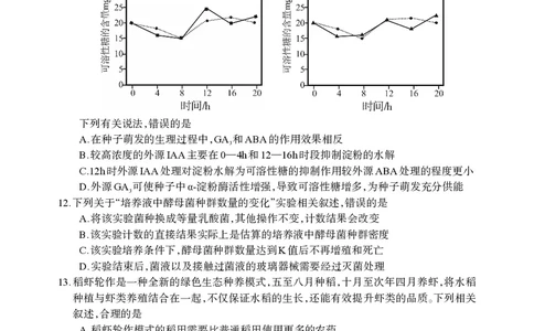 德阳市高中2022级质量监测考试（二）生物_2025年2月_250224四川省德阳市高中2022级质量监测考试（二）（全科）_德阳市高中2022级质量监测考试（二）生物