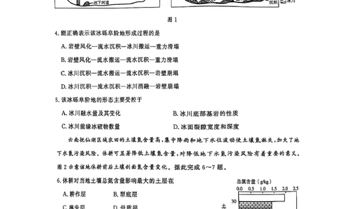 地理试题_2025年3月_250328山东省济南市2025年3月高三模拟考试（济南一模）（全科）_2025年3月济南市高三3月模拟考试地理