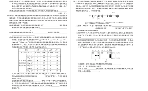 河南省2025-2026学年（上）高三年级天一小高考（一）生物_2025年10月_251028超清原版：天一大联考&middot;河南省2025-2026学年（上）高三年级天一小高考（一）（全科）