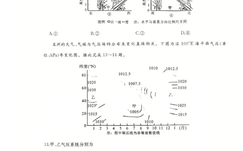 山东省枣庄市滕州市2025-2026学年高三上学期期中地理试题_2025年11月_251123山东省枣庄市滕州市2025-2026学年高三上学期期中（全科）