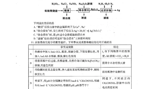 辽宁协作校2024-2025学年度高三第二次模拟考化学_2025年4月_250424辽宁协作校2024-2025学年度高三第二次模拟考（全科）_辽宁协作校2024-2025学年度高三第二次模拟考化学