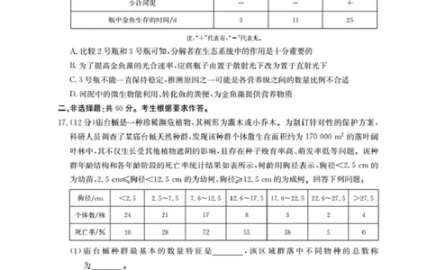 广东省部分学校2026届高三上学期10月联考生物C1_2025年10月_251020金太阳&middot;广东省2026届高三上学期10月联考（26-27C）（全科）
