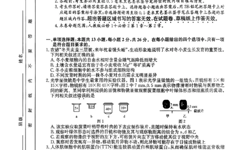 生物_2025年9月_250926河北省2025-2026学年高三上学期9月质量检测（26-L-056C）_河北省2025-2026学年高三上学期9月质量检测生物
