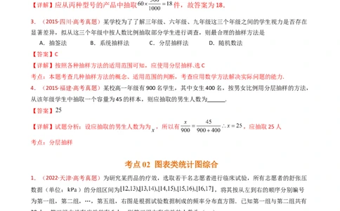 专题06统计与数字特征小题综合（教师卷）-十年（2015-2024）高考真题数学分项汇编（全国通用）_近10年高考真题汇编（必刷）_十年（2015-2024）高考数学真题分类汇编（全国通用）