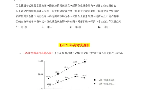 专题03收入与分配-学易金卷：十年（2014-2023）高考政治真题分项汇编（人教卷）（原卷卷）_近10年高考真题汇编（必刷）_十年（2014-2024）高考政治真题分项汇编（全国通用）