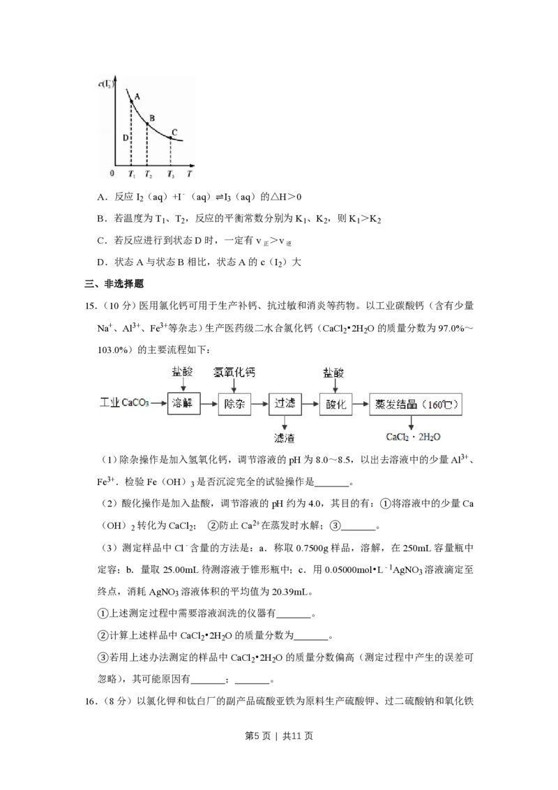 2009年高考化学试卷（江苏）（空白卷）_化学历年高考真题_新&middot;PDF版2008-2025&middot;高考化学真题_化学（按试卷类型分类）2008-2025_自主命题卷&middot;化学（2008-2025）(1)