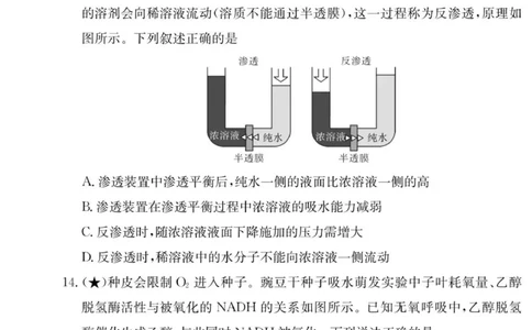 生物试卷（26月考一Y）_2025年9月_250910湖南省长沙市第一中学2025-2026学年高三上学期9月月考（一）（全科）