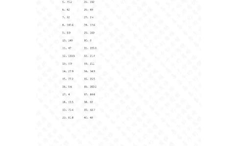 1位小数&times;10以内第1-10篇答案_编码0121-6年级数学口算计算_口算题（适合5年级）_小数-乘法（230篇）_（小数）1位小数&times;10以内（20篇）