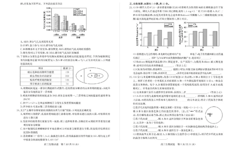 山东省枣庄市2025届高三模拟考试（枣庄二调）生物试题（含答案）_2025年3月_250319山东省枣庄市2025届高三模拟考试（枣庄二调）（全科）