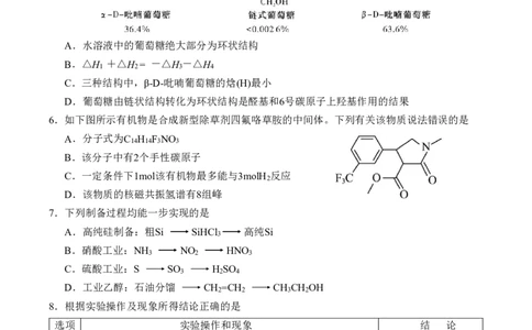 湖北省云学名校联盟2025届高三年级2月联考化学_2025年2月_250219湖北省云学名校联盟2025届高三年级2月联考（全科）_湖北省云学名校联盟2025届高三年级2月联考化学