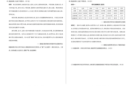 历史(广西专版)天一大联考&middot;湖南省、广西省2025-2026学年高三上学期阶段性检测（二）_2025年9月_250926天一大联考&middot;湖南省、广西省2025-2026学年高三上学期阶段性检测（二）（全科）