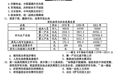 浙江Z20名校联盟2025届高三第三次联考-历史试卷_2025年5月_250517浙江省Z20联盟（浙江省名校新高考研究联盟）2025届高三第三次联考（全科）