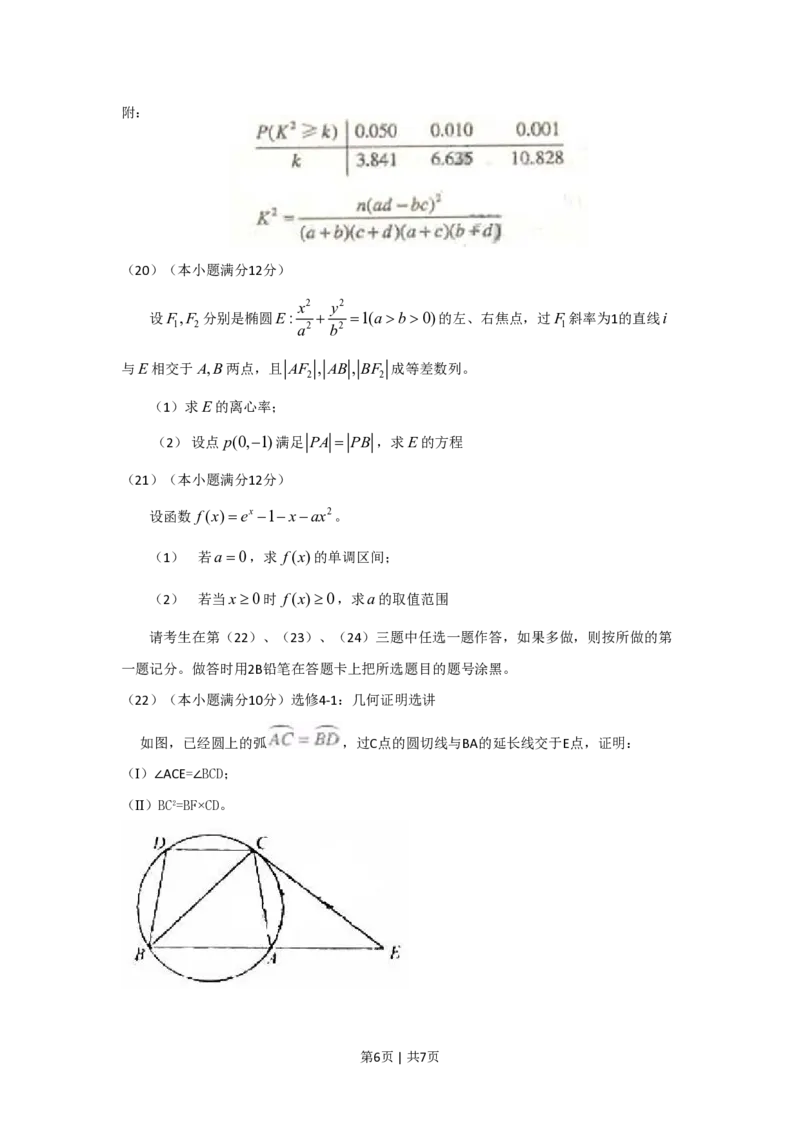 2010年高考数学试卷（理）（新课标）（海南宁夏）（空白卷）_数学历年高考真题_新&middot;PDF版2008-2025&middot;高考数学真题_数学（按省份分类）2008-2025_2008-2025&middot;（海南）数学高考真题