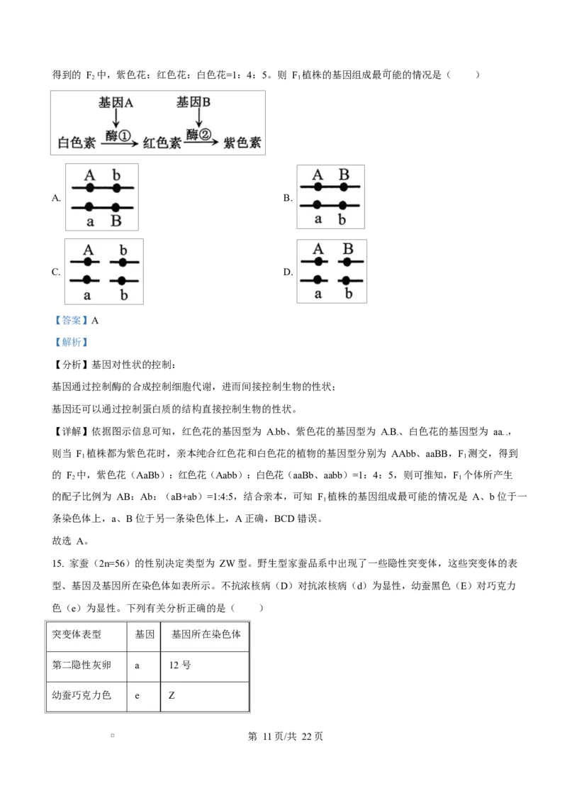 福建省厦门双十中学2026届高三（上）第一次月考+生物答案_2025年10月_251020福建省厦门双十中学2026届高三（上）第一次月考（全科）