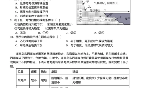 湖北省沙市中学2025-2026学年高三上学期8月月考地理试题_2025年8月_250815湖北省荆州市沙市中学2025-2026学年高三上学期8月月考