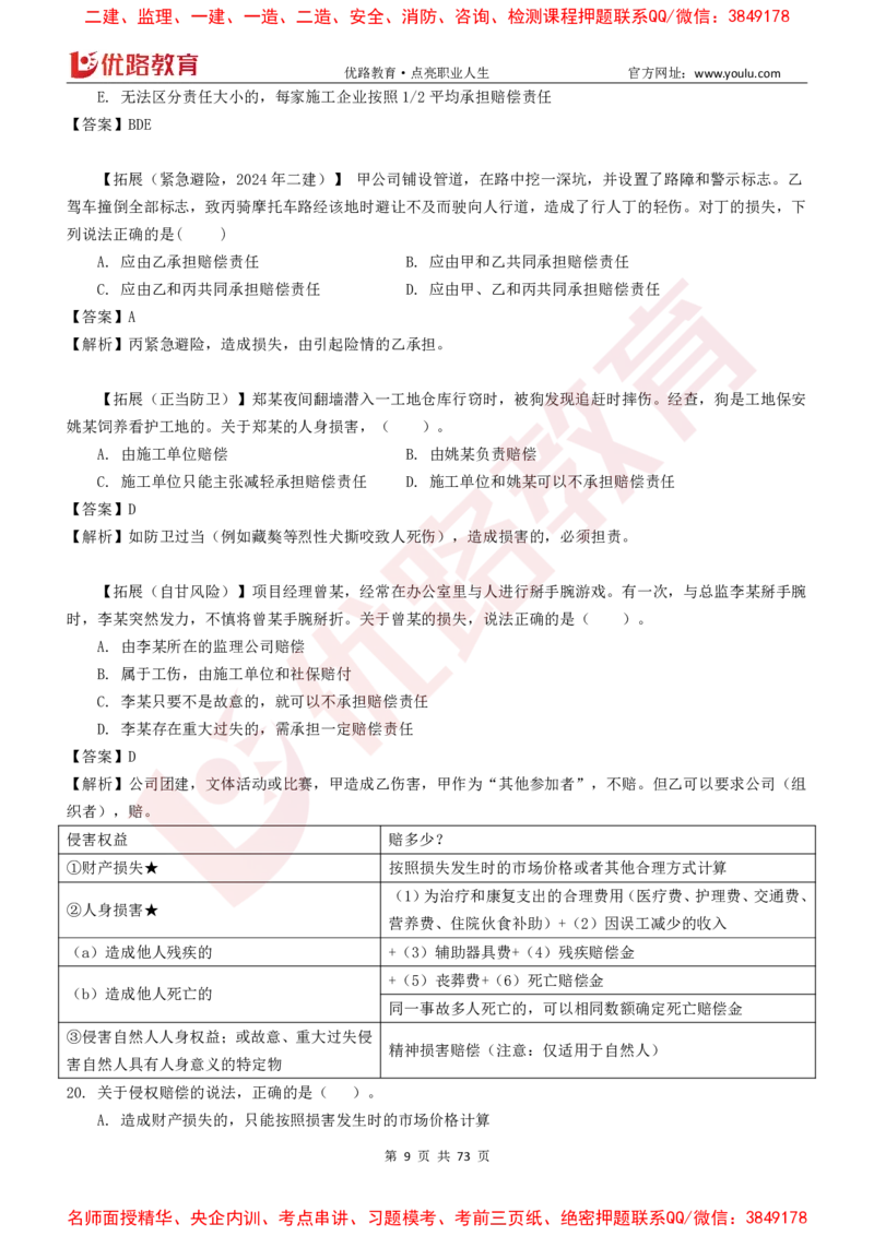 2026二建《法律法规》大V精训(1214)下载打印_2026二建全科_2026二级建造师（持续更新）看这里_2026二建法规SVIP_03-习题精析✿实战特训✿模考通关